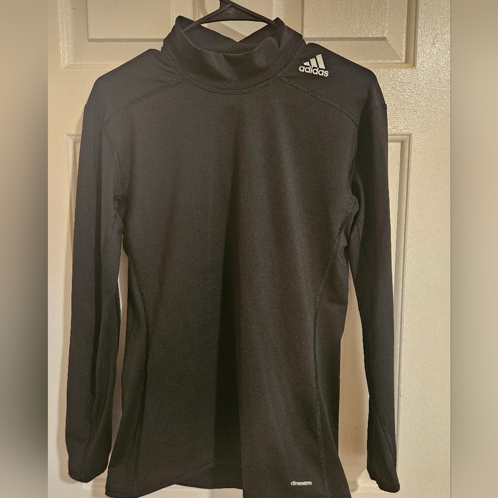 Adidas Black Long Sleeve Techfit Climawarm Womens